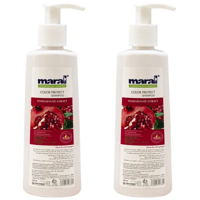 شامپو تثبیت کننده رنگ مو مارال مدل Color Product حجم 200 میلی لیتر مجموعه 2 عددی